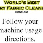 Worlds Best Dry Fabric Cleaner