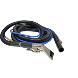 4" Stainless Steel upholstery tool with 15' vacuum hose and solution line