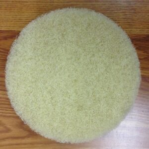 7 3/4" general use cleaning pads for 19" Cimex. Beige  Come in a qty of 20 per case