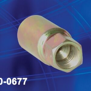 Crimp  fitting CRS for 1/4" hose  X 1/4" F