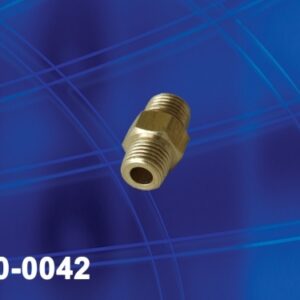 Nipple,Thick Wall Brass MxM 1/4"