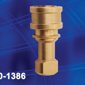 QD,Female 1/8" Brass,Brass Poppet