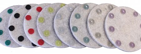 7"  FLEXIBLE RESIN DOT PADS