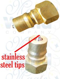 1/4" male quick connector, mate to 1/4"QDFemale