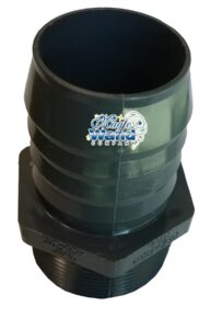 1.5" pipe thread to 1.5" barb