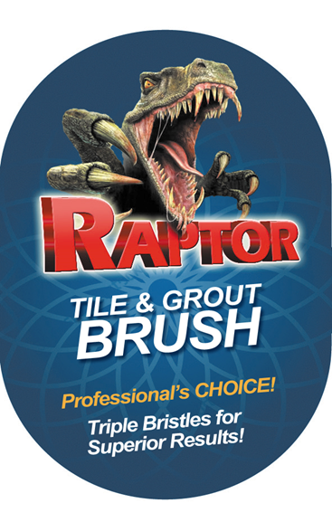 Raptor Tile & Grout Brush - Magic Wand Company