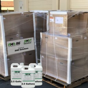54 Containers of 2.5 Gallon Rapid Mold Remover - Free Shipping
