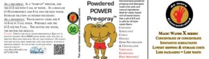 Powdered Power Pre Spray and Detergent