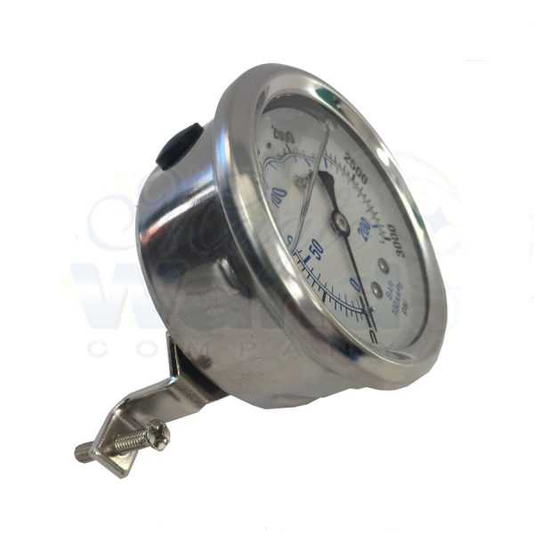 Pressure gauge,3000 psi