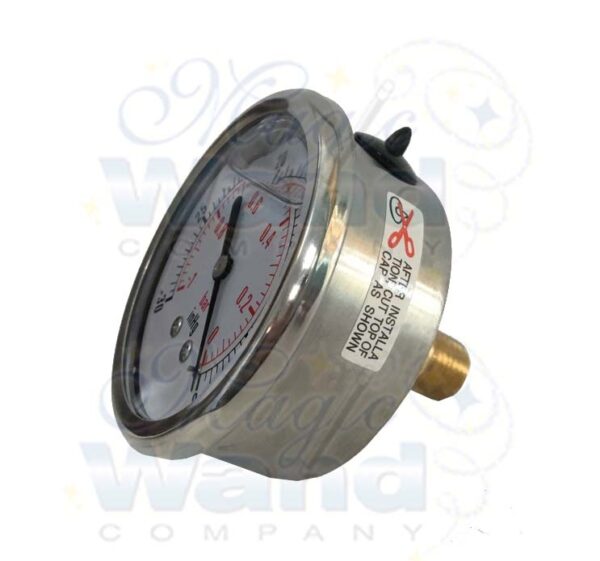 Vac Gauge. 30" Lift