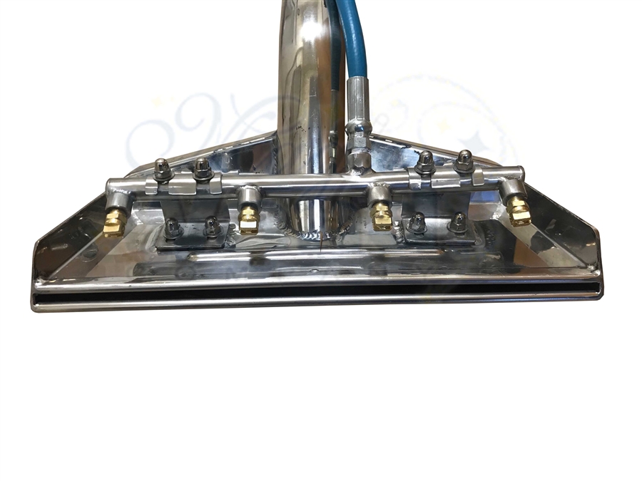 14/" Head 2/" Stainless Steel Tube CARPET WAND TRUCK MOUNTS 4-Jet