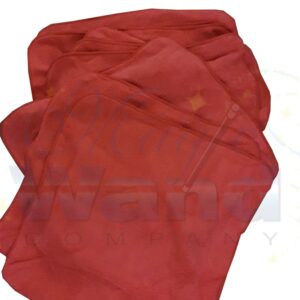 MICROFIBER CLOTHS, RED 16 X 16, 240