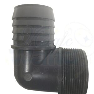 90 Degree 2" Hose Barb x 2" Pipe Thread