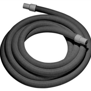 2" VACUUM HOSE with cuffs - Grey - 25 foot