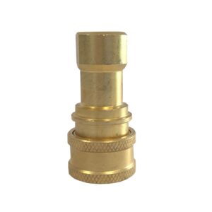 1/4" female quick connector, Brass, mate to 1/4"QDmale