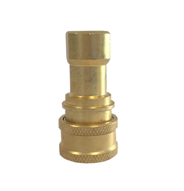 1/4" female quick connector, Brass, mate to 1/4"QDmale