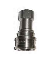 1/4" female quick connector, Stainless Steel