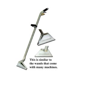 Trusted Clean 12 Stand Up Carpet Cleaning Wand w/ Overspray Wings (400 PSI  Max) - 2 Jets