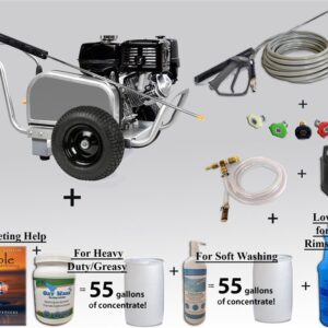 Aluminum pressure washer 14 HP 4 gpm 4000 psi