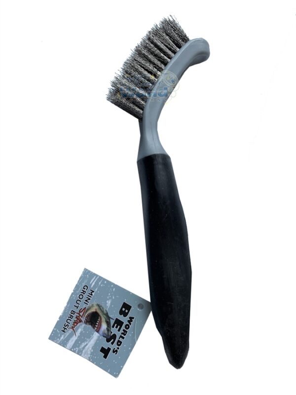 Mini Shark Grout Brush - Metal