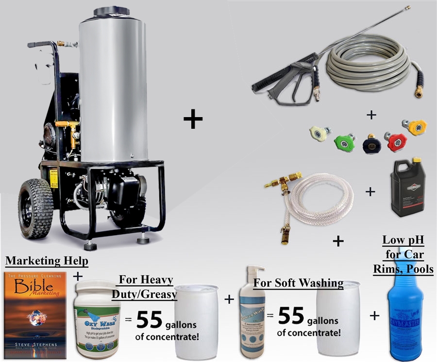 Quick Heat AC 120 Volt Pressure Washer w/ Heat