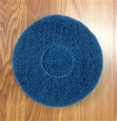 7 3/4" GENERAL USE CLEANING PADS FOR 19" CIMEX. BLUE CASE OF 20, NO CENTER HOLE