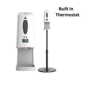 Sanitizer dispenser with temperature reader - Magic Wand Company