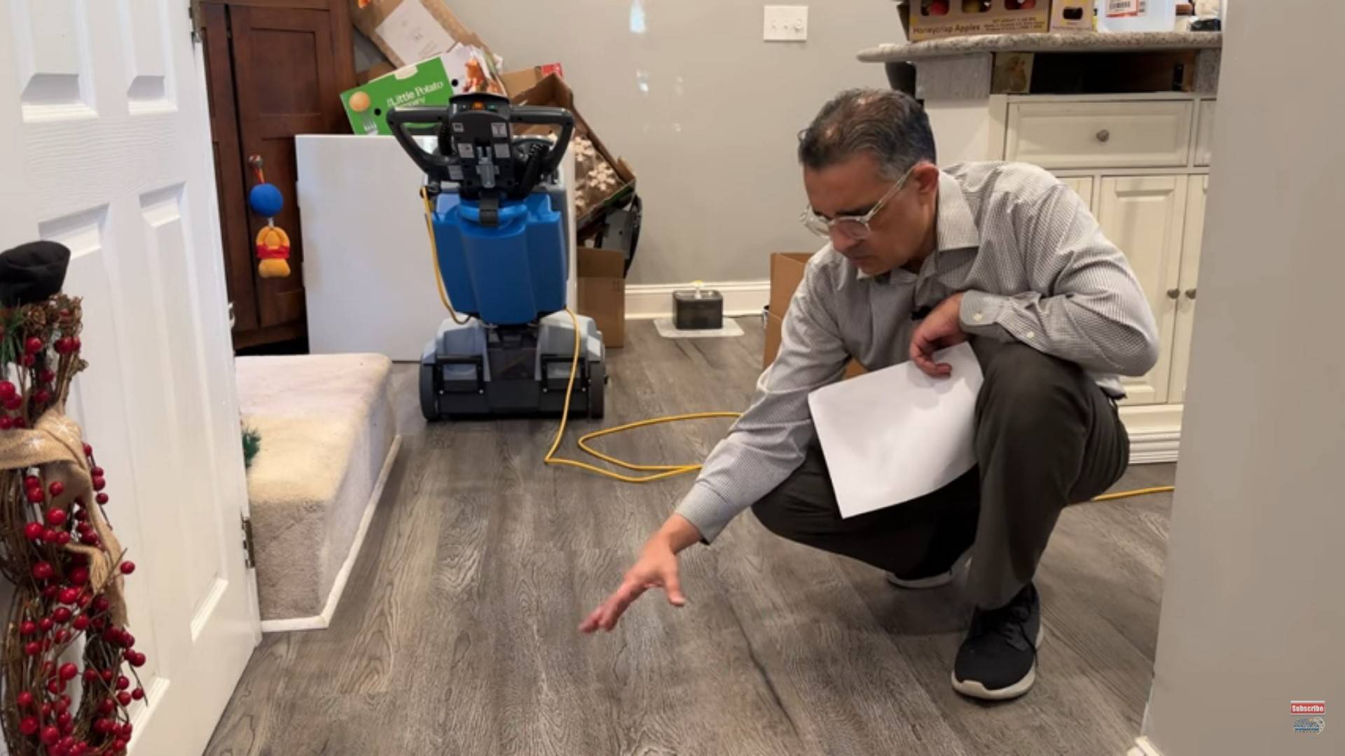 Luxury Vinyl Floor Cleaning